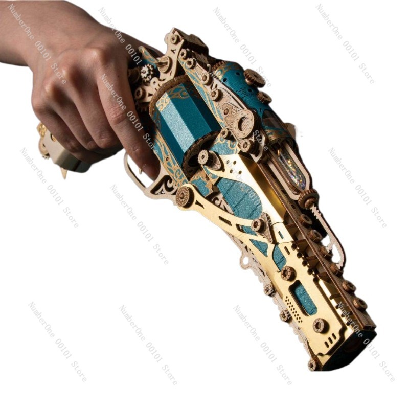 Model Kit Revolver - Model Perakitan Revolver Kreatif Blok Bangunan