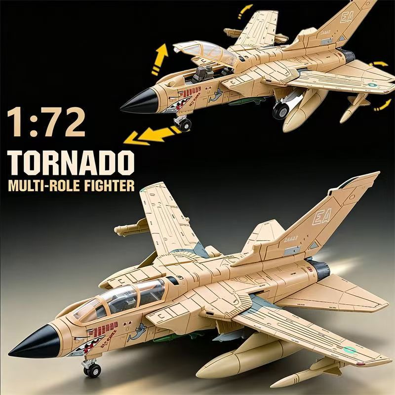 Model Kit Quick - 1/72 Tornado Multi-Role Fighter Jet Kit
