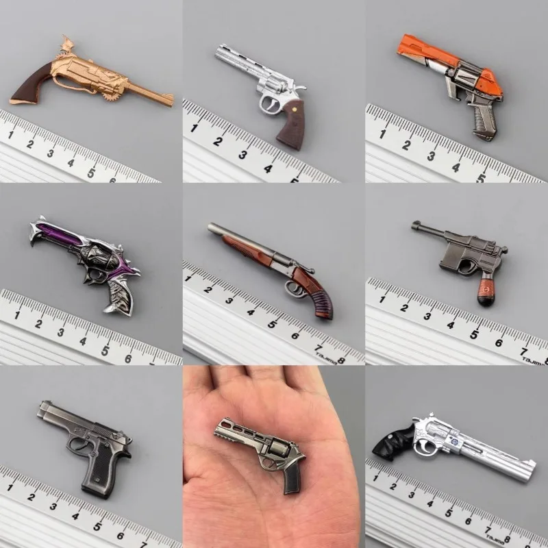 Model Kit Revolver - Soldeir Soldeir Pistol PVC Mini, boneka