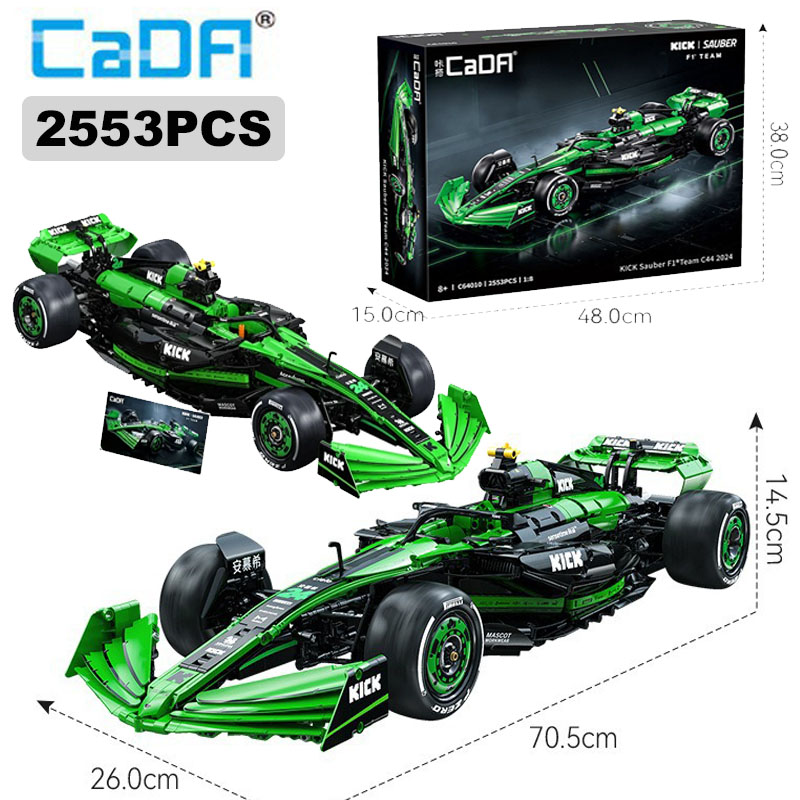 Model Kit Formula 1 - Set Blok Bangunan Mobil Balap Formula-1