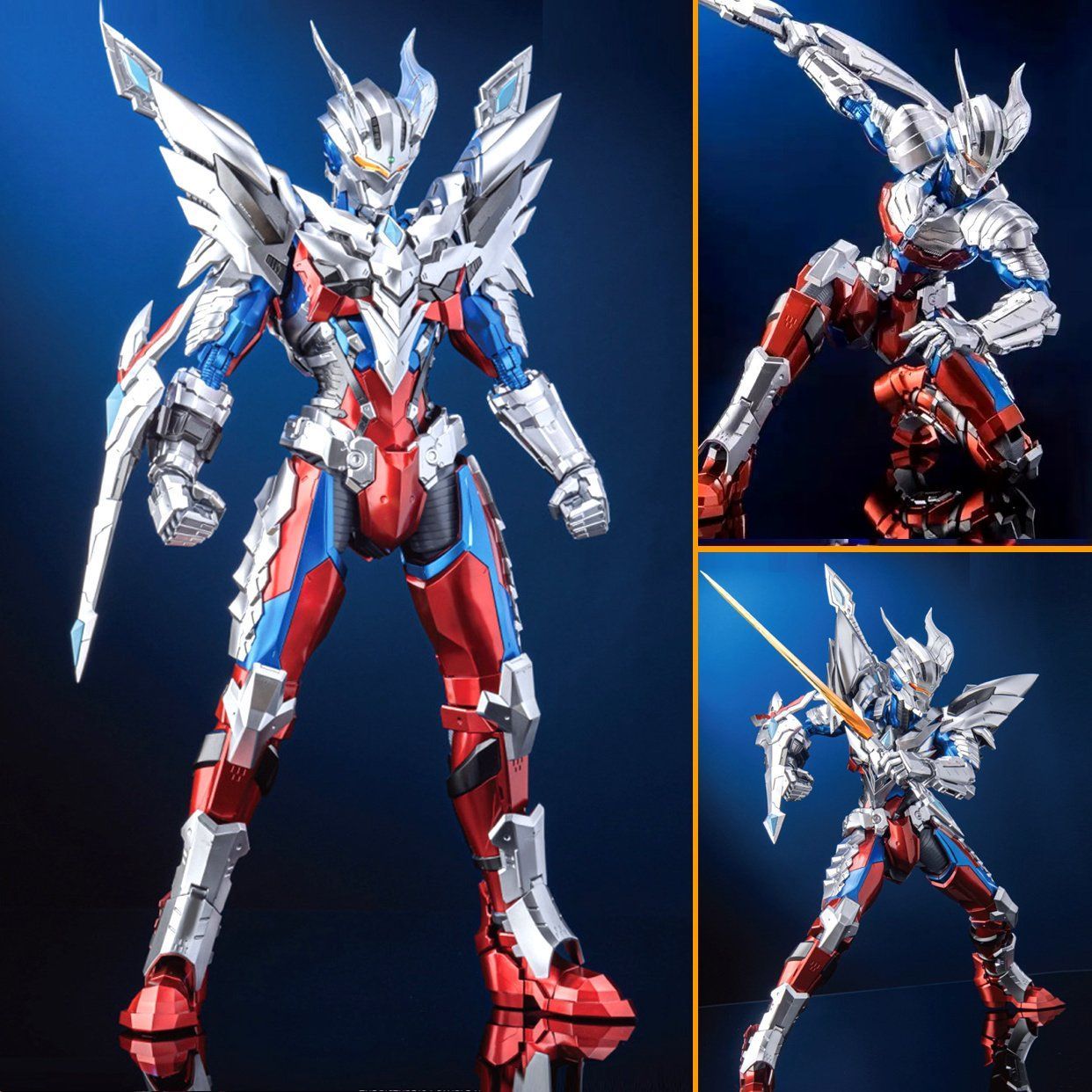 Model Kit Zero Megaman - Figur Mecha Ultraman Zero Ultimate, Figur