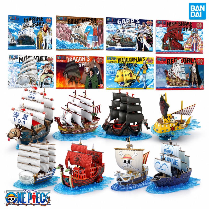 Model Kit One Piece Going Merry - Bandai Asli One Piece Grand Ship