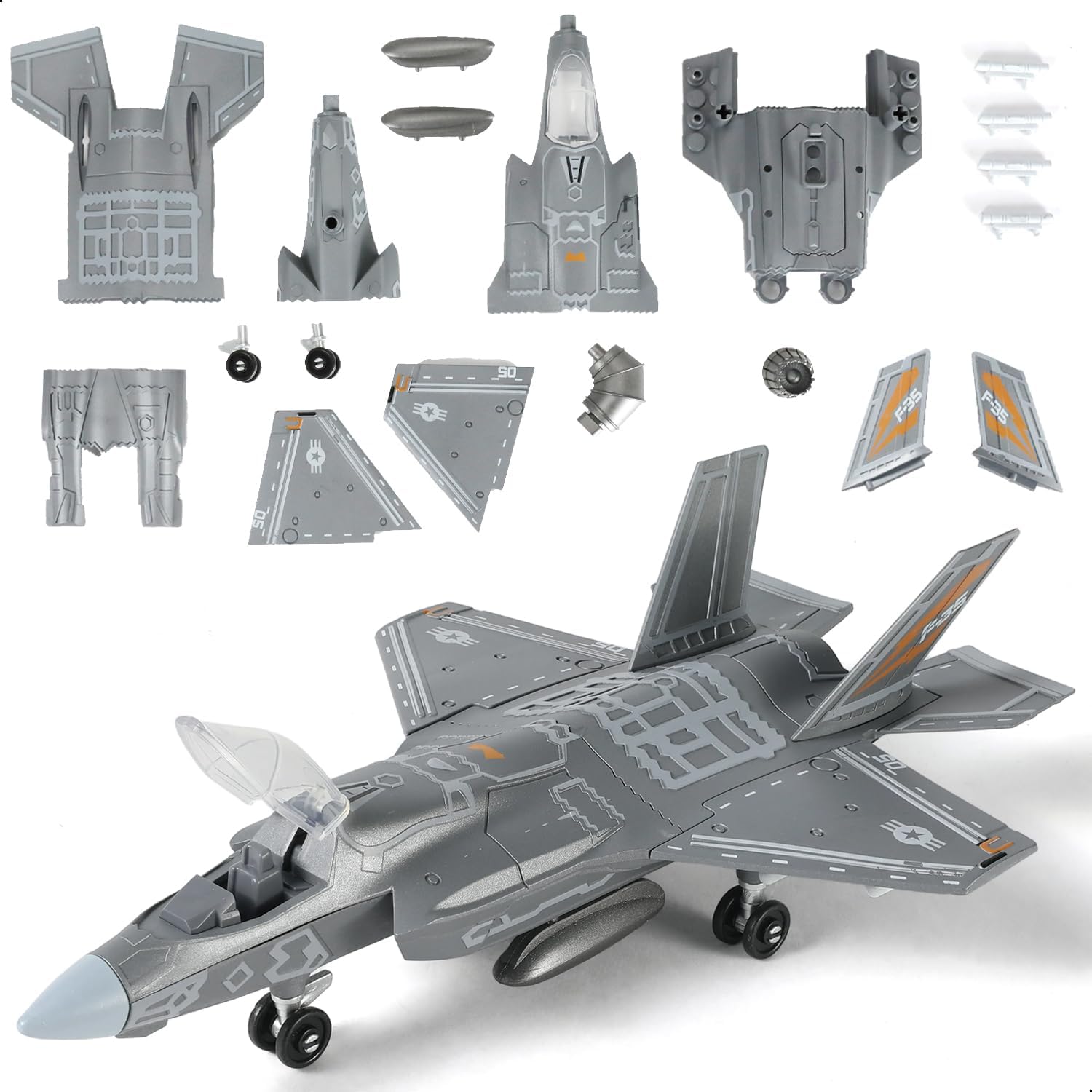Model Kit Quick - Kit Model Pesawat Tempur F-35 Skala