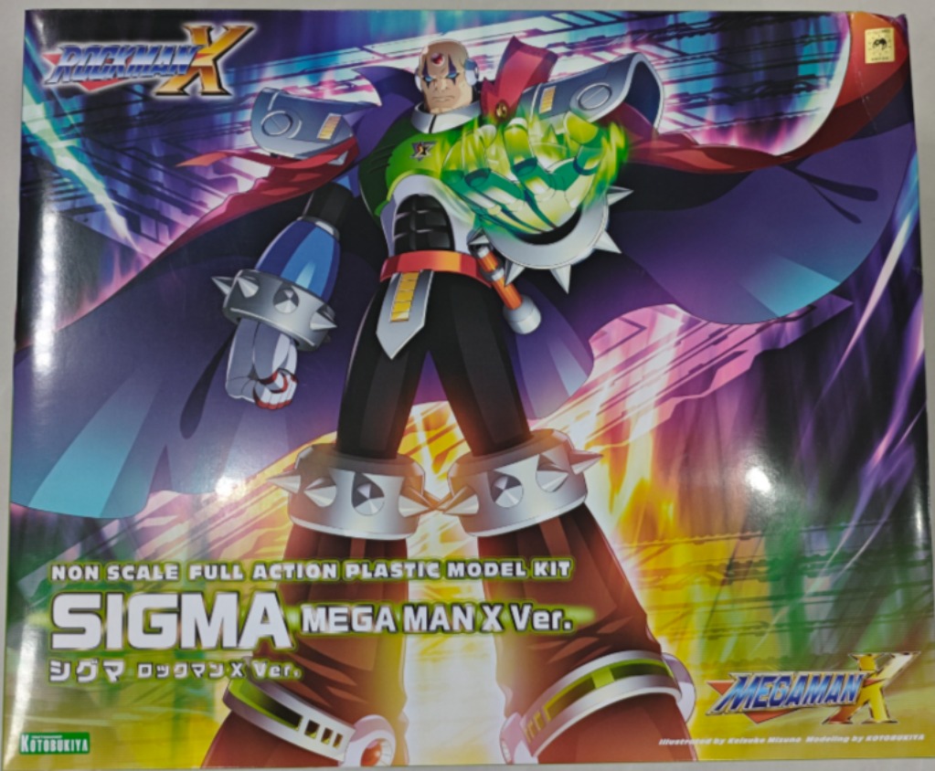 Model Kit Zero Megaman - Kotobukiya Sigma Mega Man X Versi.