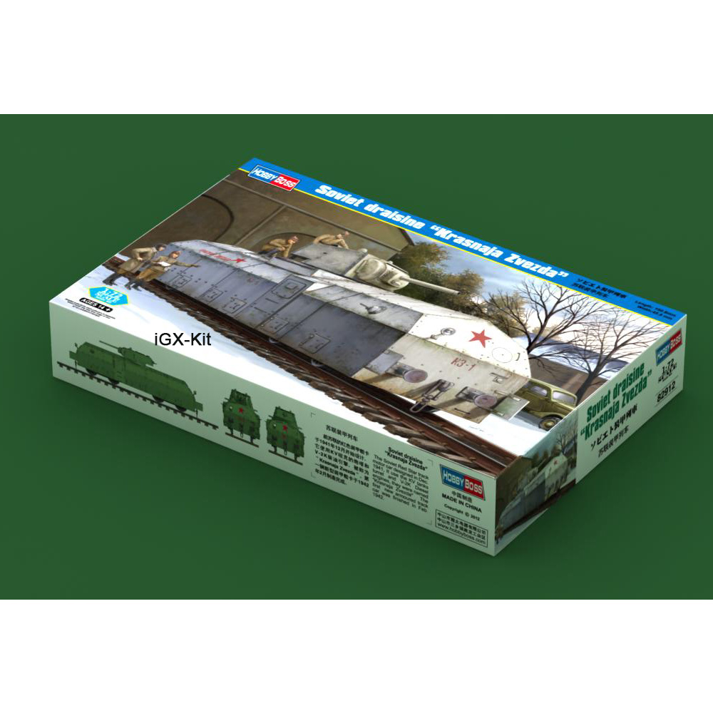 Model Kit Zvezda - Hobbyboss 82912 1/72 Skala Kereta Lapis