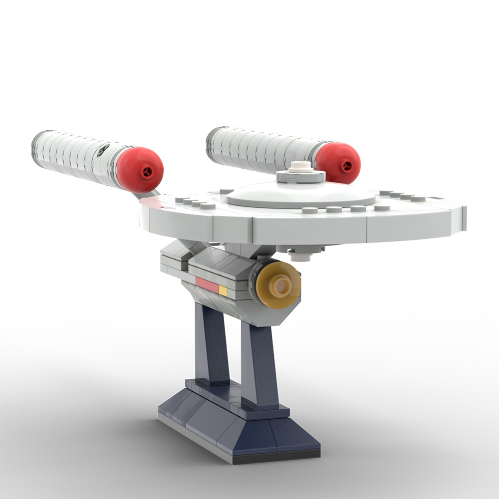 Model Kit Uss Enterprise - Model MOC Kapal Penjelajah Galaksi Legendaris,