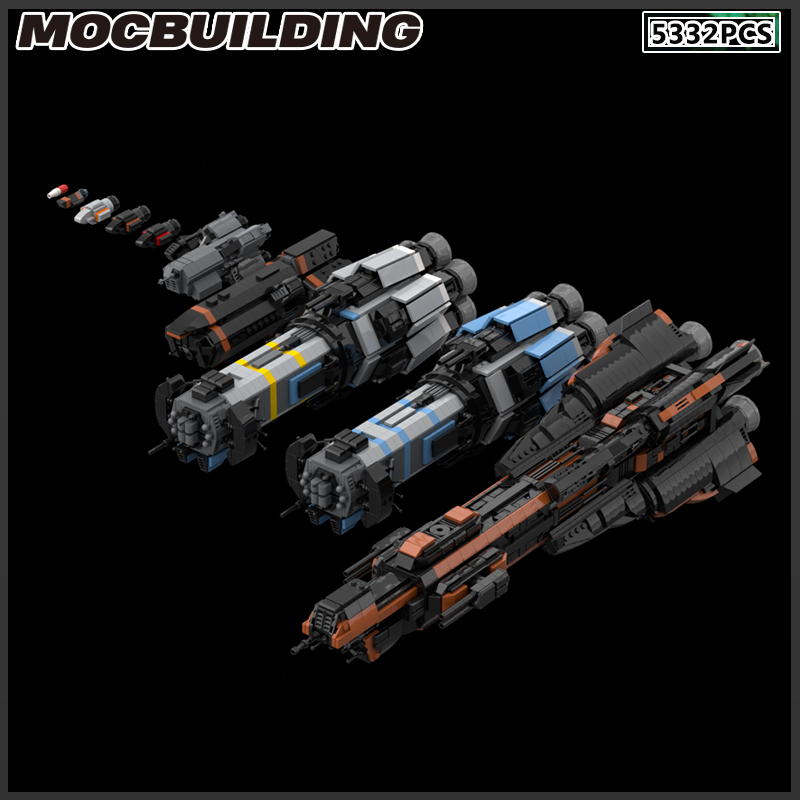 MOC Blok Bangunan Kapal Luar A - Model Kit Battleship ulasan dan harga