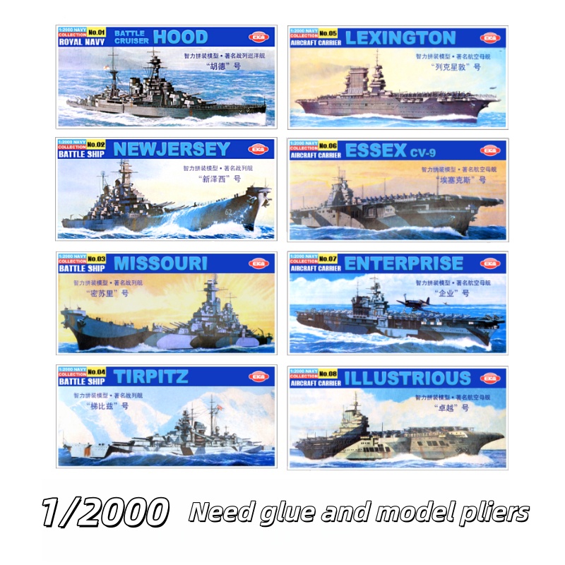 Model Kapal Perang Plastik Rak - Model Kit Battleship ulasan dan harga