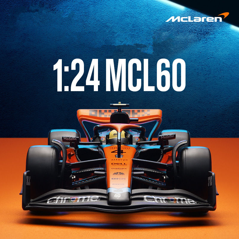 1:24 MCL60 2023 4 # govnorris  - Model Kit Formula 1 ulasan dan harga