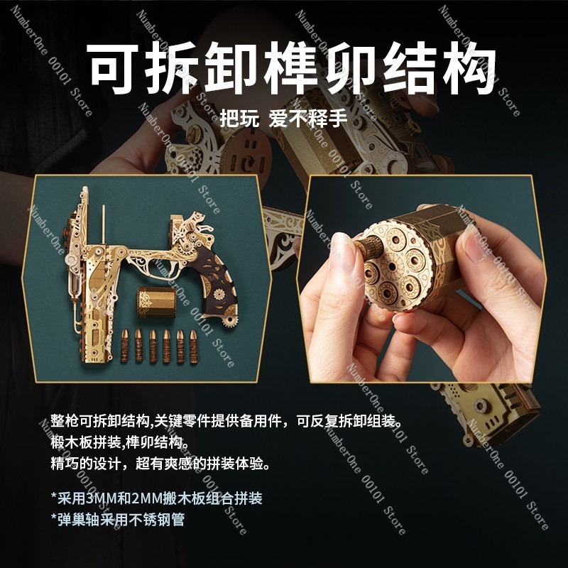 Model Perakitan Revolver Kreat - Model Kit Revolver ulasan dan harga