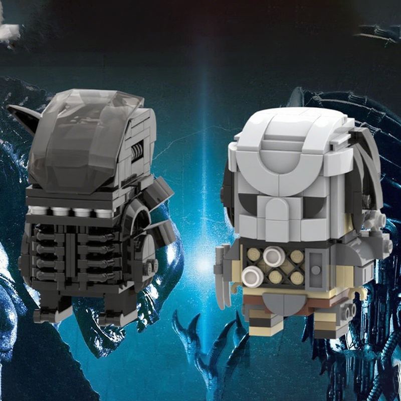 322pcs MOC Predator Vs Alien F - Model Kit Vs Figure ulasan dan harga