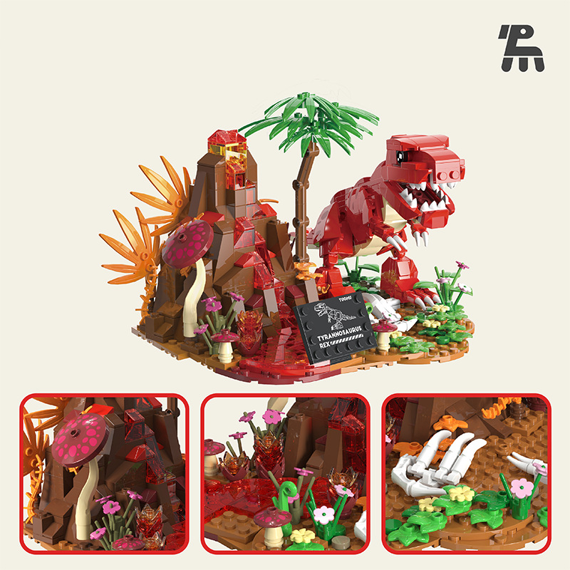 Blok Bangunan Dunia Dinosaurus - Model Kit Dinosaur ulasan dan harga