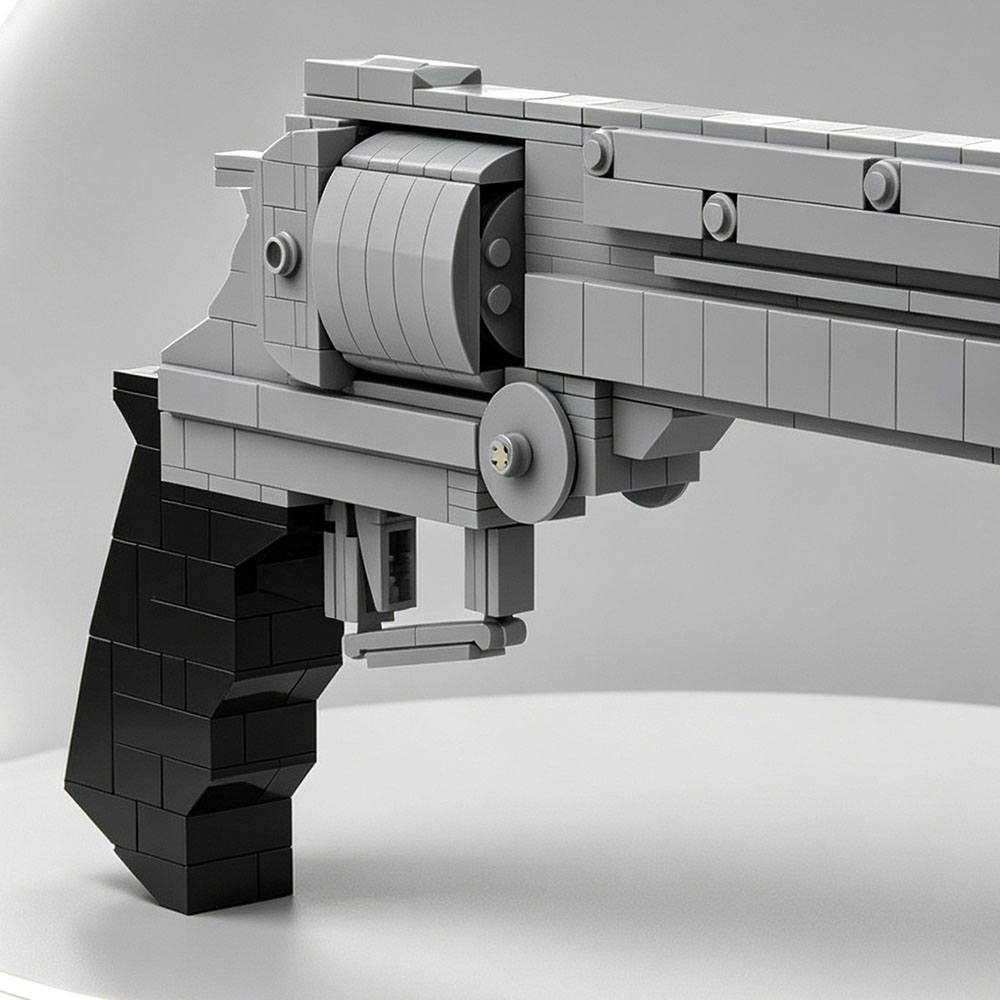 Kit Model Revolver Baru MOC, K - Model Kit Revolver ulasan dan harga