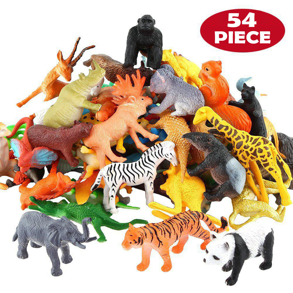 54 Buah Set Mainan Hewan Hutan - Model Kit Dinosaur ulasan dan harga