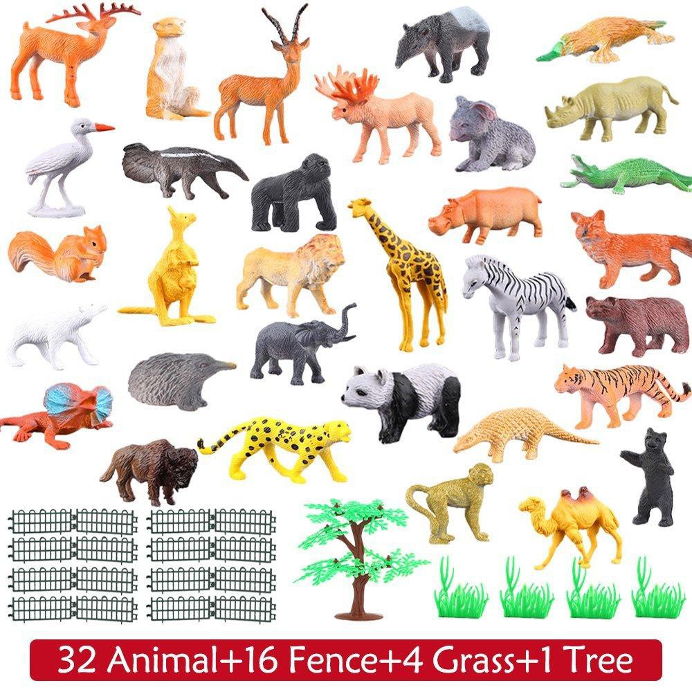 54 Buah Set Mainan Hewan Hutan - Model Kit Dinosaur ulasan dan harga
