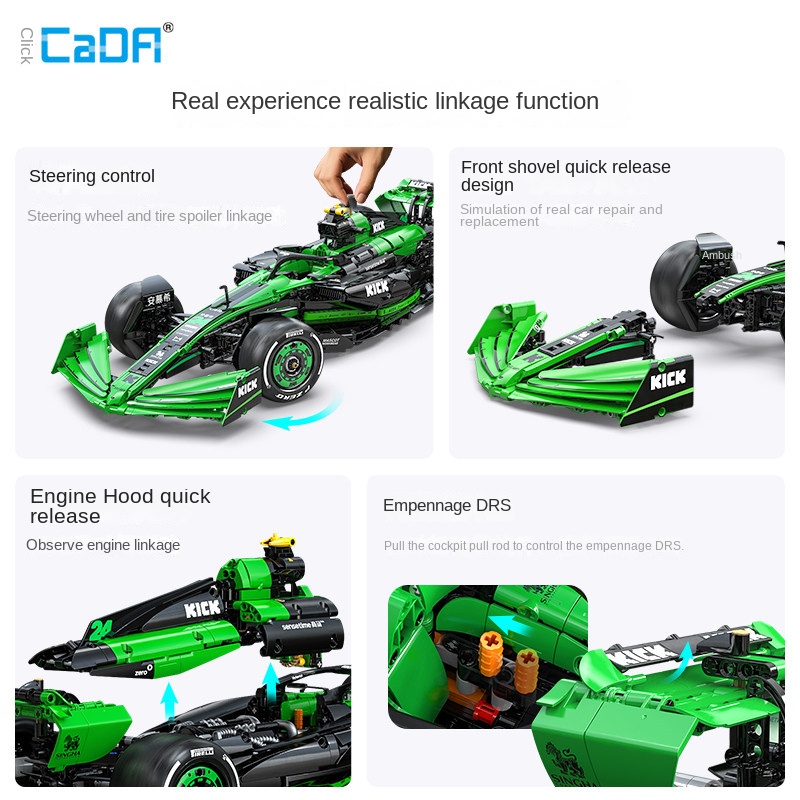 Set Blok Bangunan Mobil Balap  - Model Kit Formula 1 ulasan dan harga