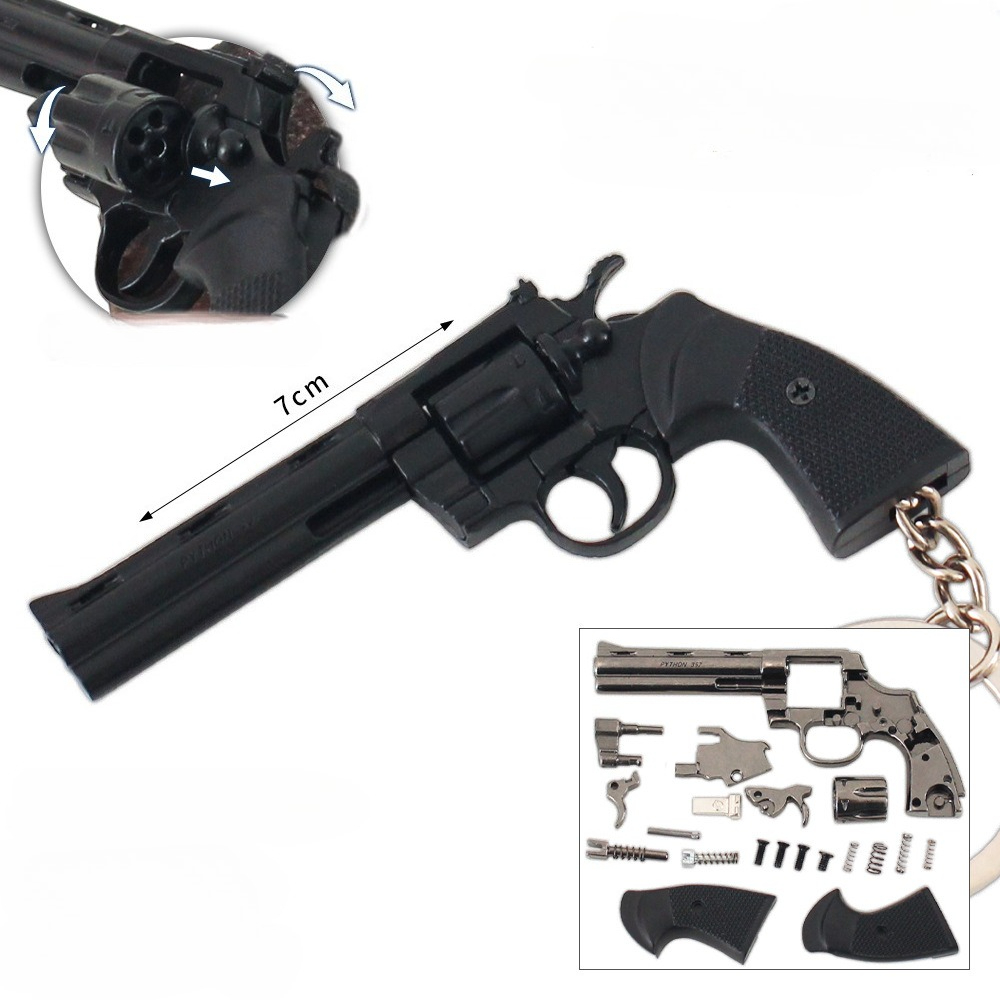 7.3Cm/2,87in Liontin Pistol Ke - Model Kit Revolver ulasan dan harga