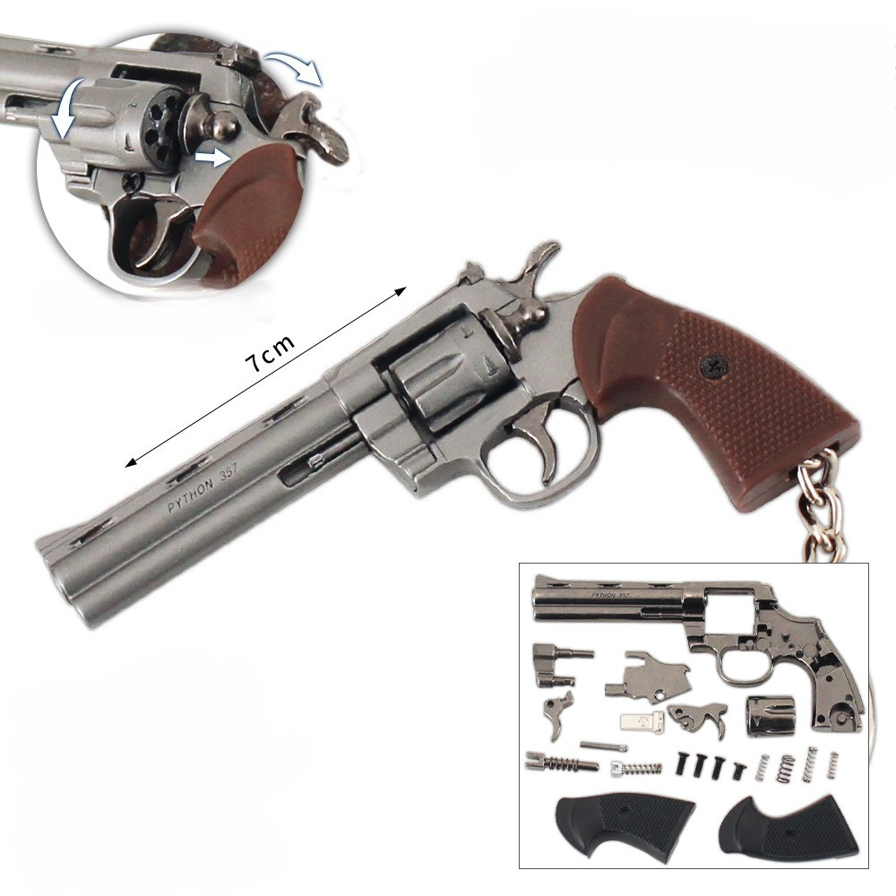 7.3Cm/2,87in Liontin Pistol Ke - Model Kit Revolver ulasan dan harga