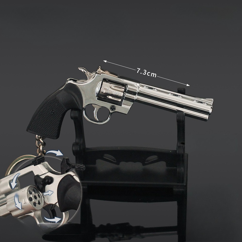 7.3Cm/2,87in Liontin Pistol Ke - Model Kit Revolver ulasan dan harga