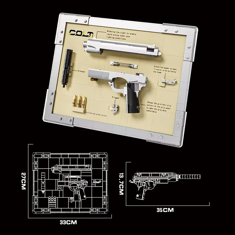 Blok Bangunan Model Revolver M - Model Kit Revolver ulasan dan harga