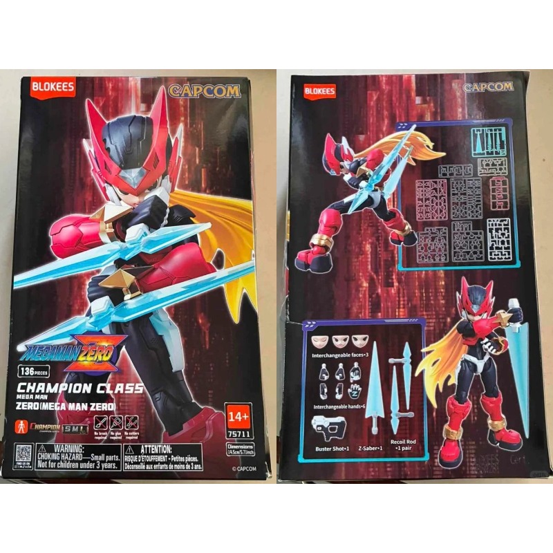 Tersedia Figur Aksi Blokees Ch - Model Kit Zero Megaman ulasan dan harga