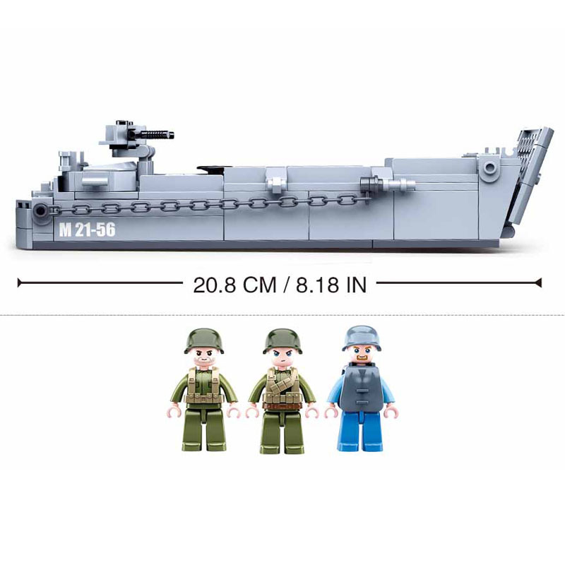 Sluban WW2 US militer Higgins  - Model Kit Battleship ulasan dan harga