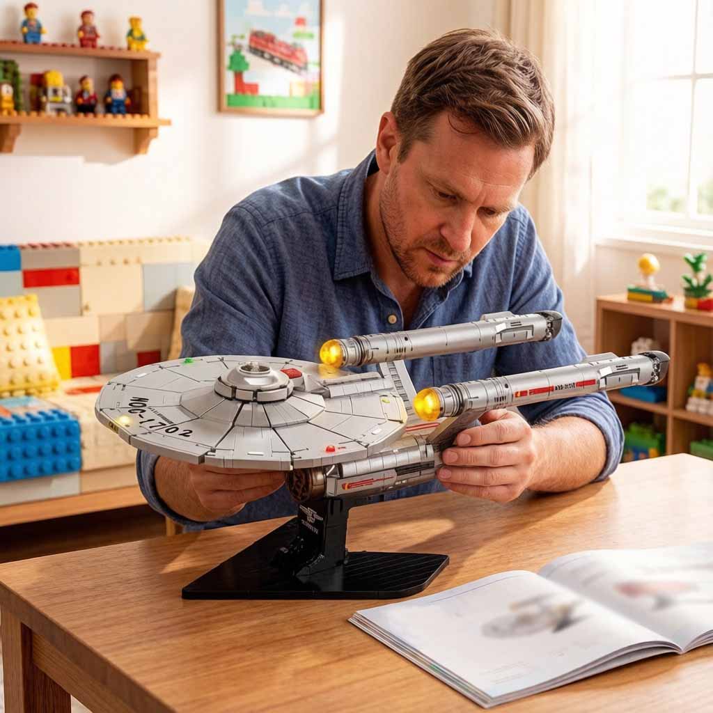 Mainan Blok Bangunan Kapal Lua - Model Kit Uss Enterprise ulasan dan harga