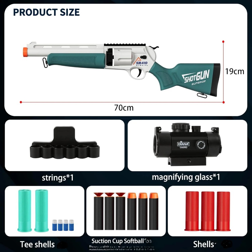 Senapan Airsoft Model Shotgun  - Model Kit Revolver ulasan dan harga
