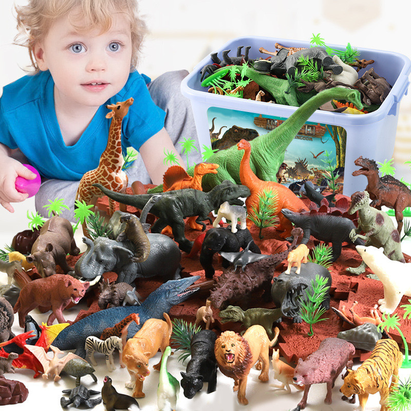 44 buah Set simulasi dinosauru - Model Kit Dinosaur ulasan dan harga