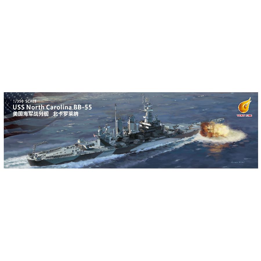VERYFIRE USS North Carolina BB - Model Kit Battleship ulasan dan harga