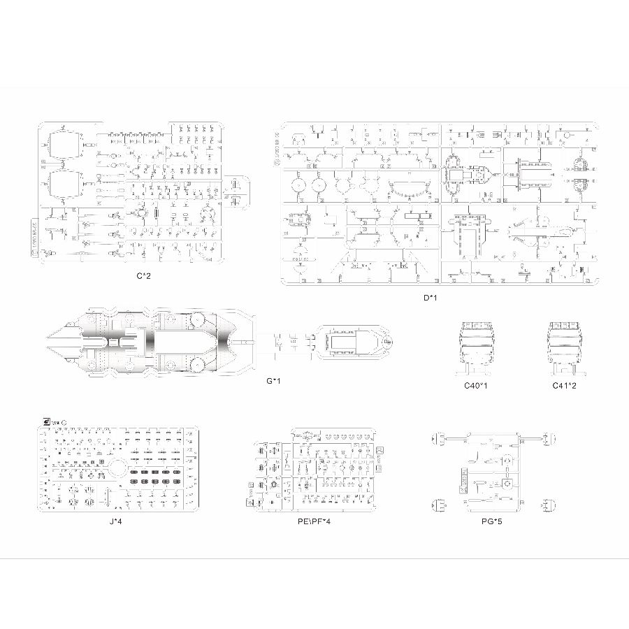 VERYFIRE USS North Carolina BB - Model Kit Battleship ulasan dan harga