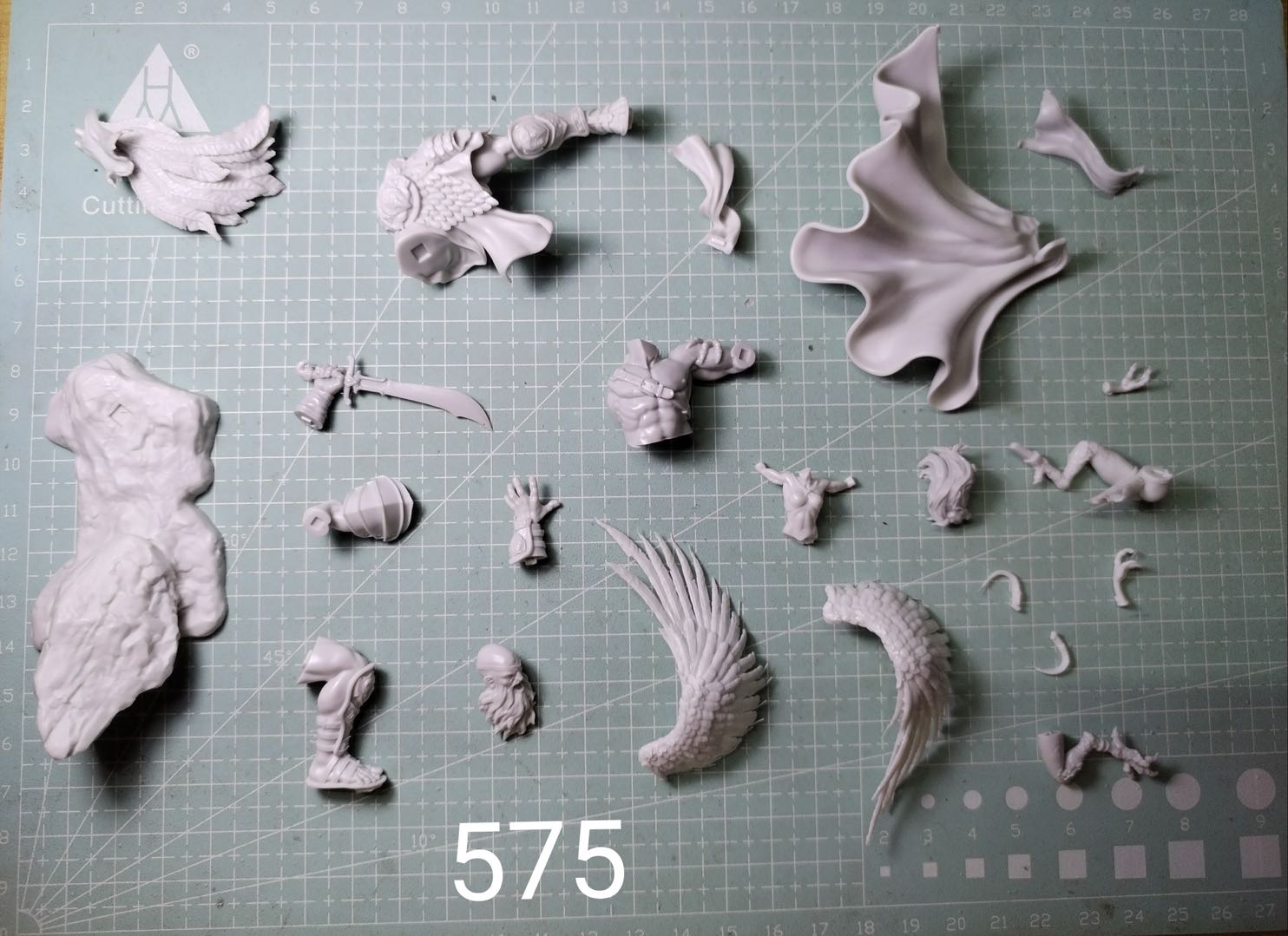 1/24 75mm Kit Model Figur Resi - Model Kit Vs Figure ulasan dan harga