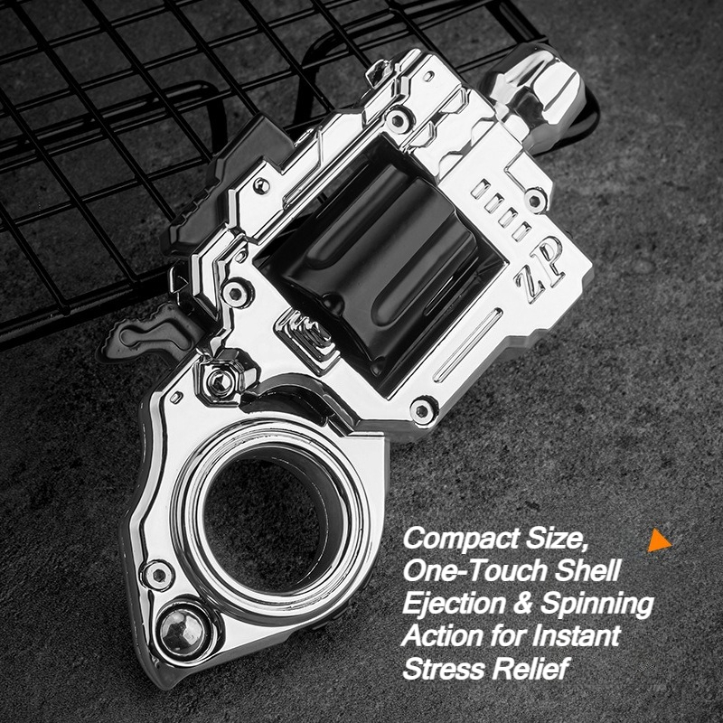 Mainan Revolver Fidget Spinner - Model Kit Revolver ulasan dan harga